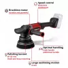 EINHELL Professional Lijadora excéntrica a batería CP-EP 18/125 Li BL-Solo, 18V, 125mm, Rojo/Negro, herramienta sin batería