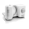 SMAPP 393.5 Cortadora eléctrica de fiambres, plegable, 150 W, cuchilla de acero inoxidable, Blanco