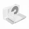 SMAPP 393.5 Cortadora eléctrica de fiambres, plegable, 150 W, cuchilla de acero inoxidable, Blanco