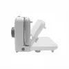 SMAPP 393.5 Cortadora eléctrica de fiambres, plegable, 150 W, cuchilla de acero inoxidable, Blanco