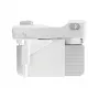 SMAPP 393.5 Cortadora eléctrica de fiambres, plegable, 150 W, cuchilla de acero inoxidable, Blanco