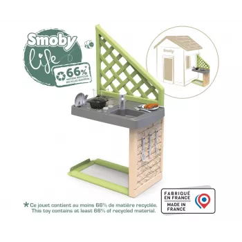 Smoby Life Summer Kitchen Grill con accesorios