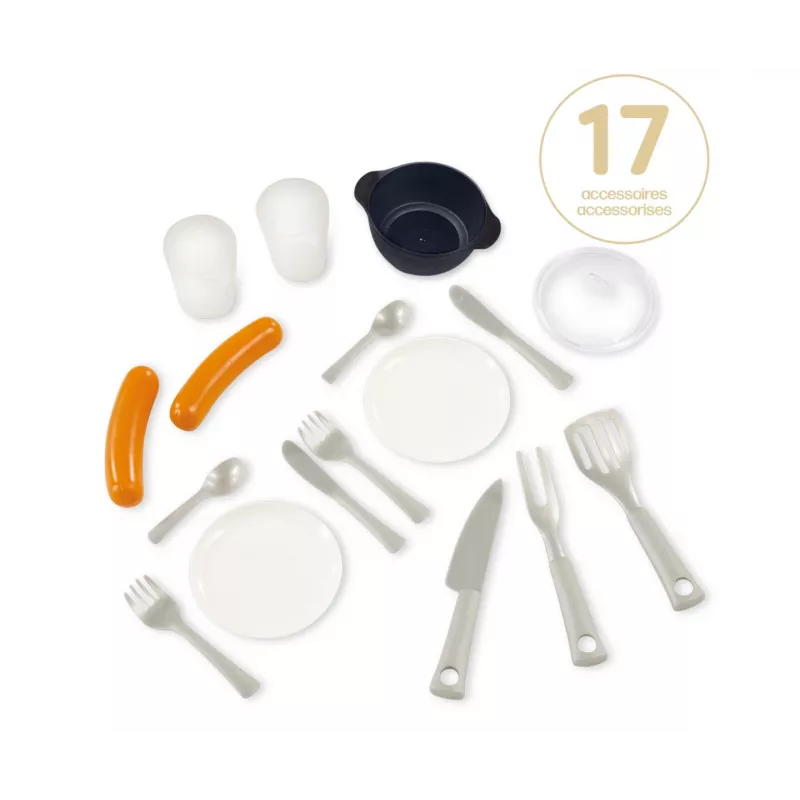 Smoby Life Summer Kitchen Grill con accesorios