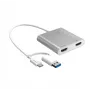 j5create JCA365-N Adaptador USB-C a Dual HDMI Multi-Monitor - 3.2 Gen 1 - USB-A y USB-C - 4K 60Hz