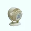 Maestro BT-003 Ventilador de mesa USB, negro, aspas de 10 cm, 2 velocidades, diseño compacto