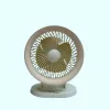 Maestro BT-003 Ventilador de mesa USB, negro, aspas de 10 cm, 2 velocidades, diseño compacto