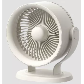 Maestro BT-003 Ventilador de mesa USB, negro, aspas de 10 cm, 2 velocidades, diseño compacto
