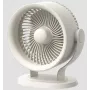 Maestro BT-003 Ventilador de mesa USB, negro, aspas de 10 cm, 2 velocidades, diseño compacto