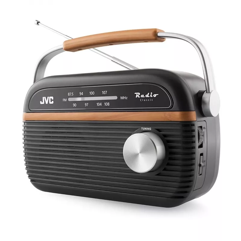 JVC RA-E215G Radio portátil FM/AM analógica gris
