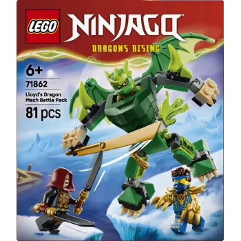 LEGO Ninjago 71862 Lloyds Drachen-Mech-Battle-Pack Bloques de construcción