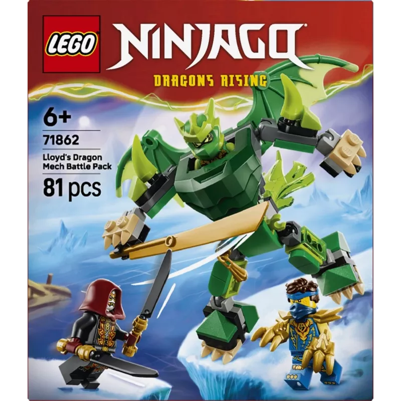 LEGO Ninjago 71862 Lloyds Drachen-Mech-Battle-Pack Bloques de construcción