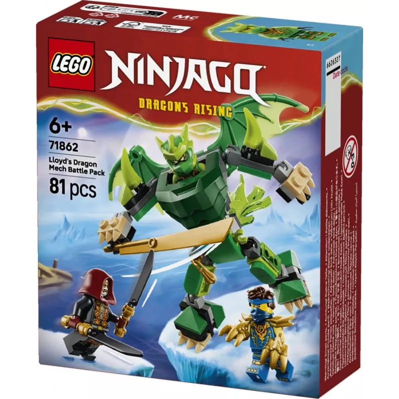 LEGO Ninjago 71862 Lloyds Drachen-Mech-Battle-Pack Bloques de construcción