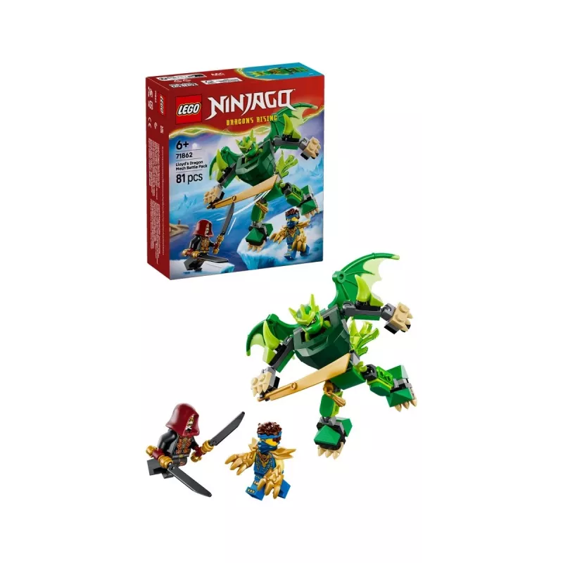 LEGO Ninjago 71862 Lloyds Drachen-Mech-Battle-Pack Bloques de construcción