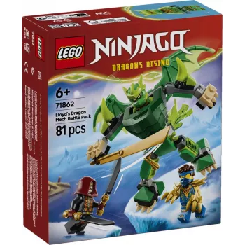 LEGO Ninjago 71862 Lloyds Drachen-Mech-Battle-Pack Bloques de construcción