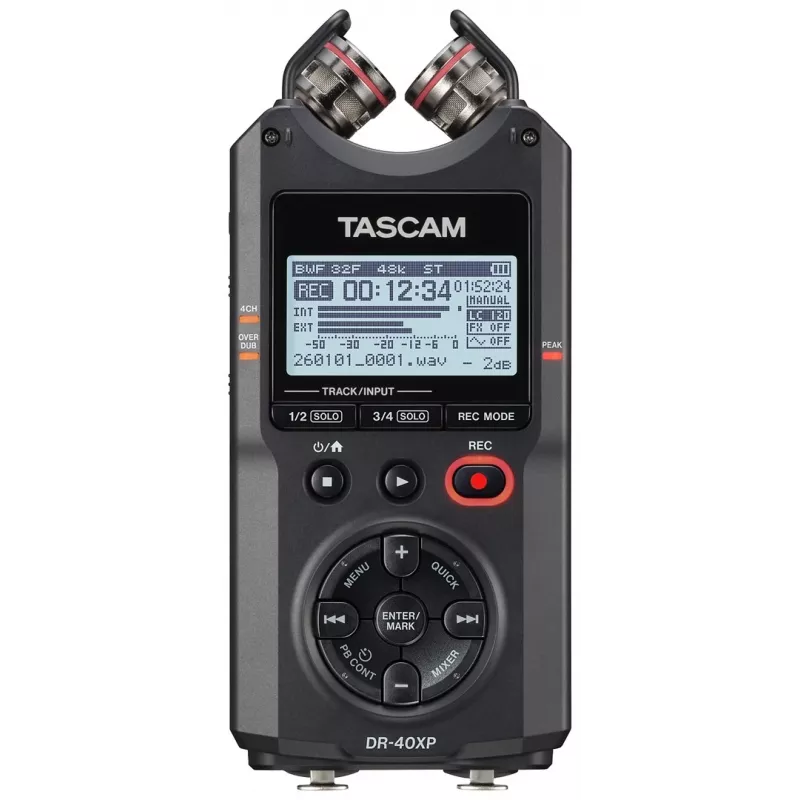 Tascam DR-40XP Grabadora digital portátil con interfaz de audio USB
