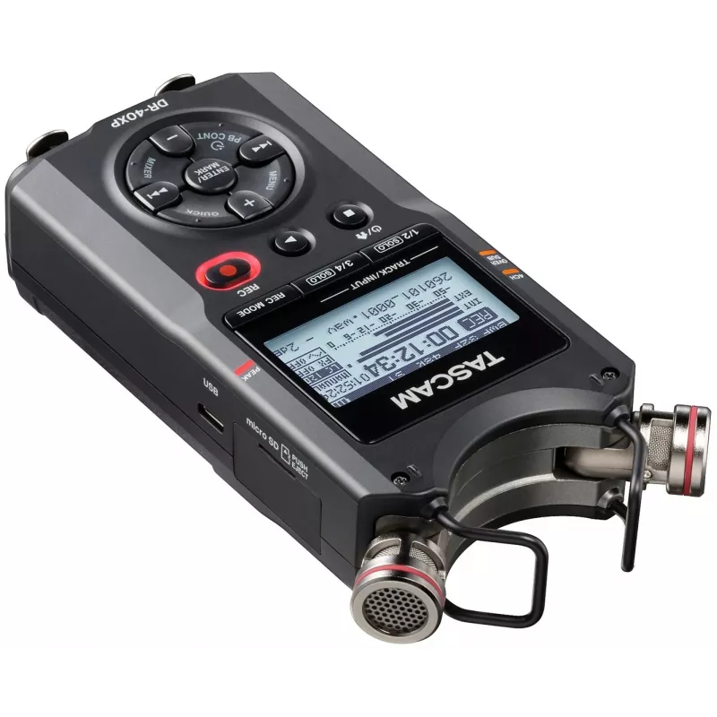 Tascam DR-40XP Grabadora digital portátil con interfaz de audio USB