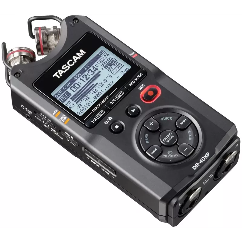 Tascam DR-40XP Grabadora digital portátil con interfaz de audio USB