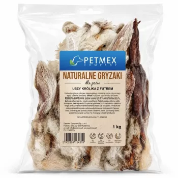 PETMEX Orejas de conejo con pelo 1kg