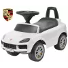 MILLY MALLY Vehículo infantil Porsche Cayenne S blanco - Coche eléctrico para niños con batería de 12V, mando a distancia, luces LED