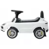 MILLY MALLY Vehículo infantil Porsche Cayenne S blanco - Coche eléctrico para niños con batería de 12V, mando a distancia, luces LED