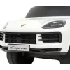 MILLY MALLY Vehículo infantil Porsche Cayenne S blanco - Coche eléctrico para niños con batería de 12V, mando a distancia, luces LED