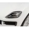 MILLY MALLY Vehículo infantil Porsche Cayenne S blanco - Coche eléctrico para niños con batería de 12V, mando a distancia, luces LED