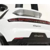 MILLY MALLY Vehículo infantil Porsche Cayenne S blanco - Coche eléctrico para niños con batería de 12V, mando a distancia, luces LED