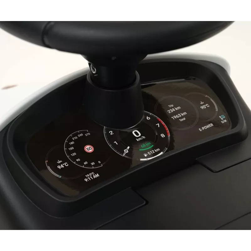 MILLY MALLY Vehículo infantil Porsche Cayenne S blanco - Coche eléctrico para niños con batería de 12V, mando a distancia, luces LED