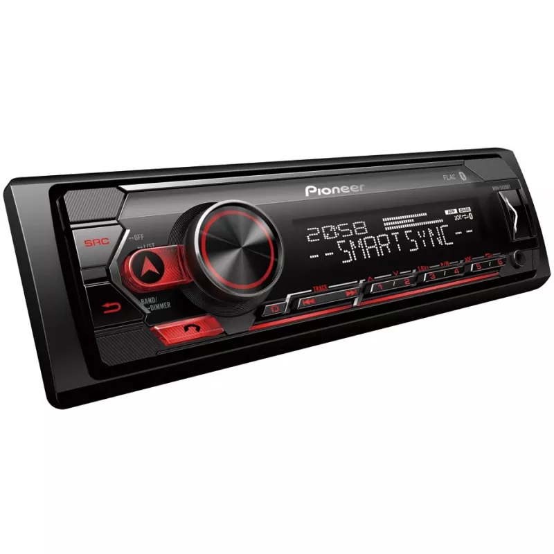 Pioneer MVH-S420BT Radio para coche 1-DIN con Bluetooth, RDS, chasis corto