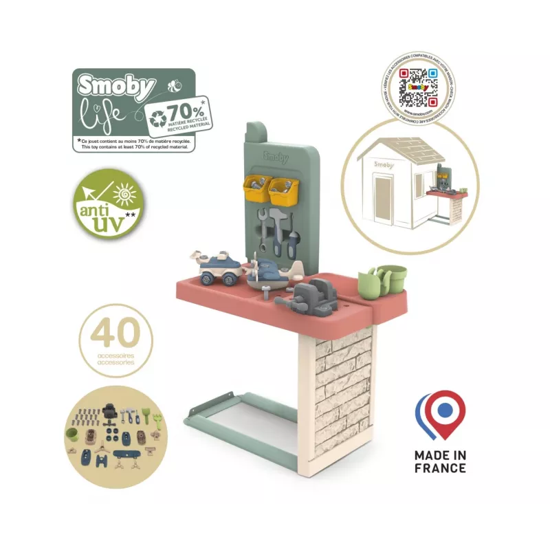 Taller Little Handyman's Workshop Life de SMOBY