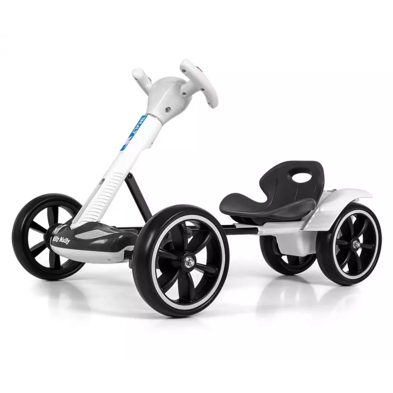 MILLY MALLY Go-kart a batería Bolt blanco