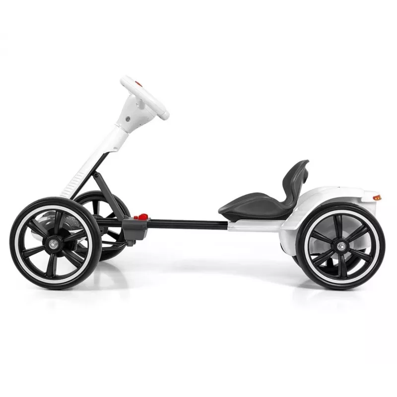 MILLY MALLY Go-kart a batería Bolt blanco