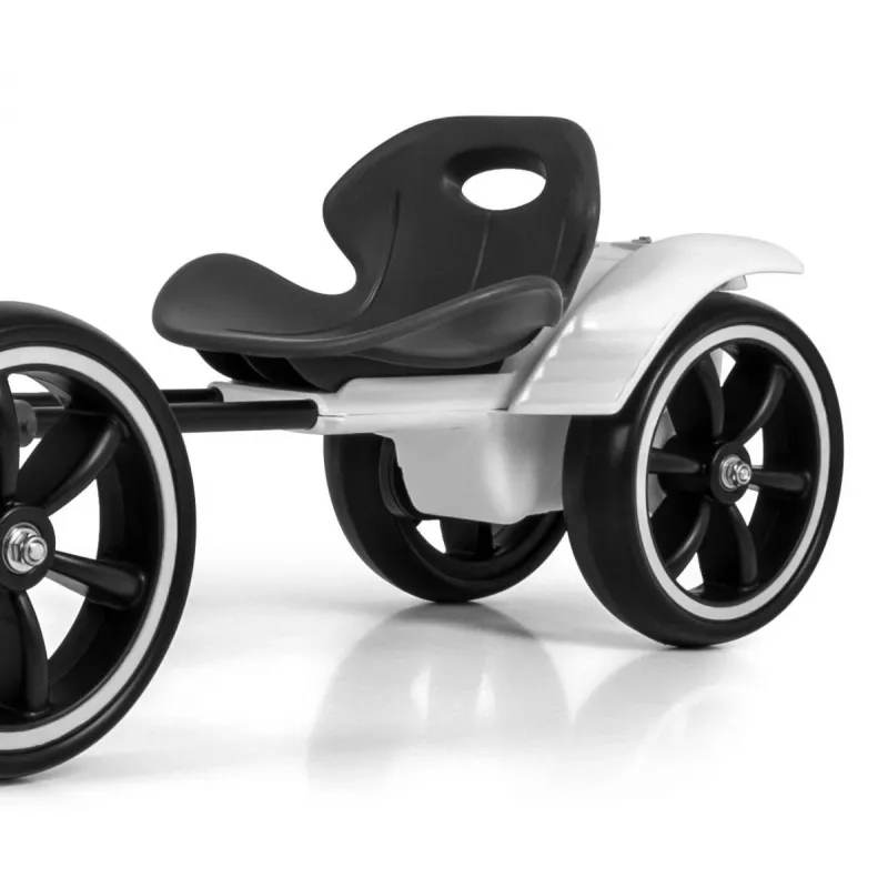 MILLY MALLY Go-kart a batería Bolt blanco