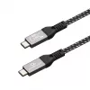 Gembird CCBP-USB4-CMCM240-0.3M Cable premium USB4 Type-C de carga y datos, 40 Gbit/s, 240 W, 0,3 m