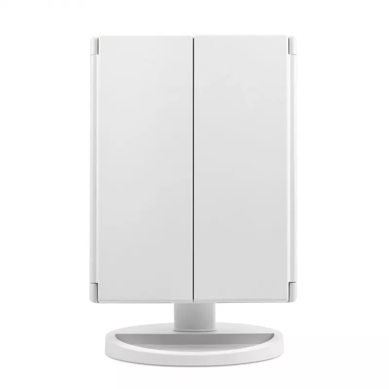 Girmi BE05 Espejo de maquillaje con aumento 5x e iluminación LED, plateado