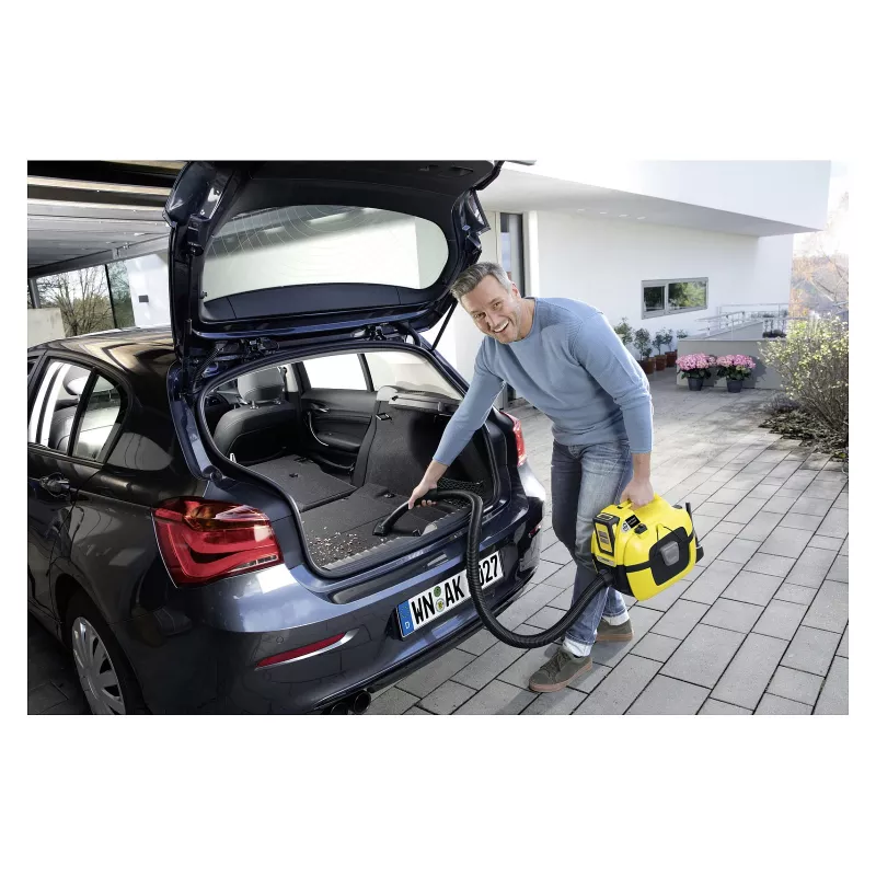 Kärcher WD 1 Compact Battery Set Aspirador de agua y polvo, 15L, 1000W