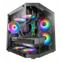 TACENS Mars Gaming MC-3TLITE Caja mini torre negra cristal templado FRGB