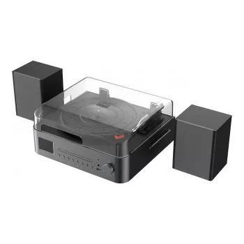 Reflexion sintonizador HiFi negro, reproductor de CD DAB+ marrón, Bluetooth (HIF2082DAB)