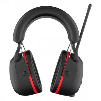 PerfectPro H-40 Auriculares de protección auditiva para obras con radio DAB+/FM, Bluetooth 5.2, SNR 30 dB, IPX4, USB-C, negro