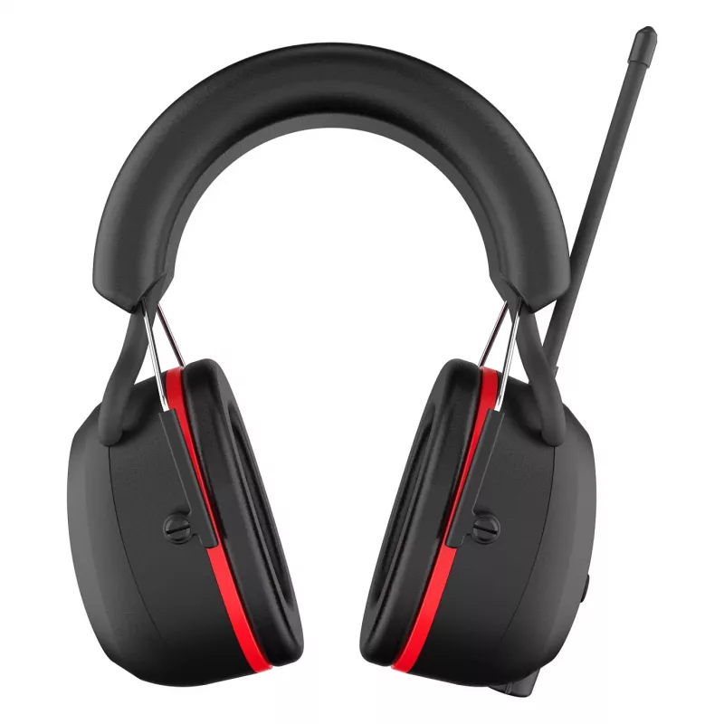 PerfectPro H-40 Auriculares de protección auditiva para obras con radio DAB+/FM, Bluetooth 5.2, SNR 30 dB, IPX4, USB-C, negro
