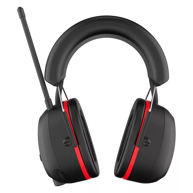 PerfectPro H-40 Auriculares de protección auditiva para obras con radio DAB+/FM, Bluetooth 5.2, SNR 30 dB, IPX4, USB-C, negro