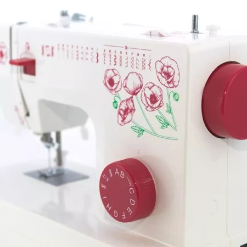 ŁUCZNIK Polonia 2018 Máquina de coser mecánica - 22 puntadas, luz LED, sistema de brazo libre