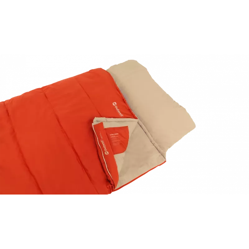 Outwell Contour Lux Red Saco de dormir 220 x 85 cm -19 a 15 °C cremallera derecha