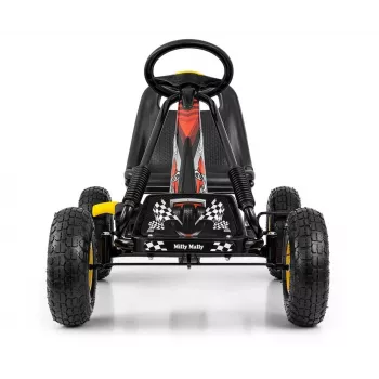Kart de pedales Milly Mally Thor, negro