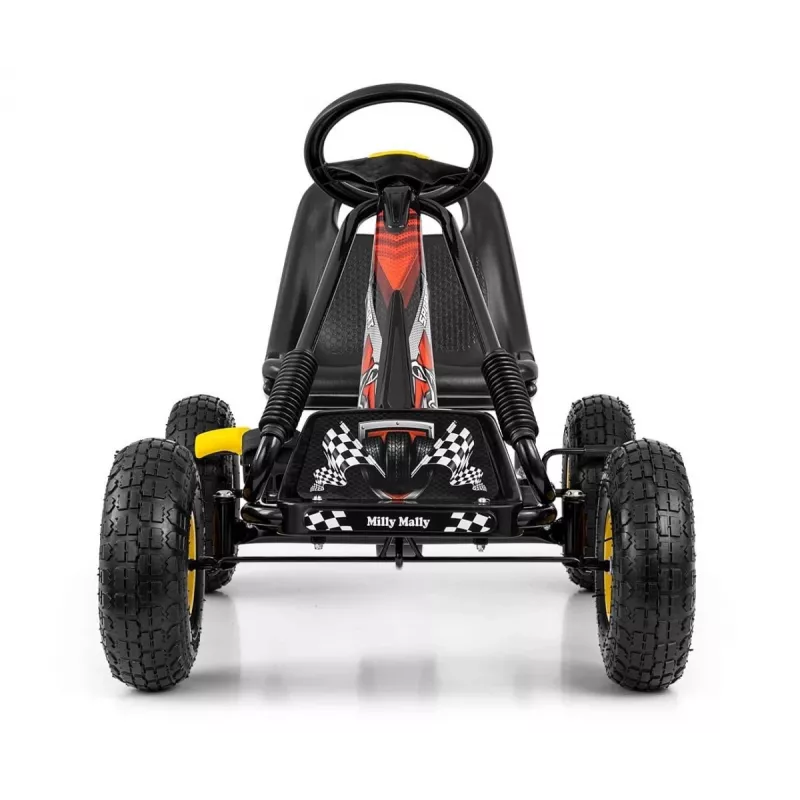 Kart de pedales Milly Mally Thor, negro
