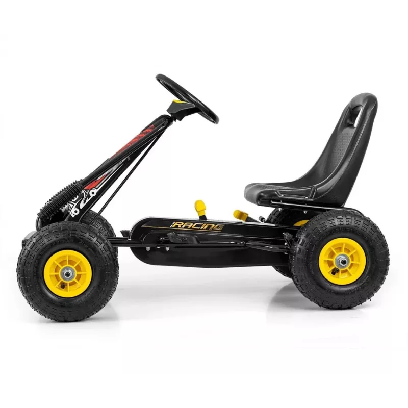 Kart de pedales Milly Mally Thor, negro