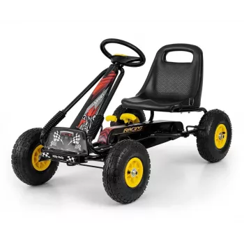 Kart de pedales Milly Mally Thor, negro