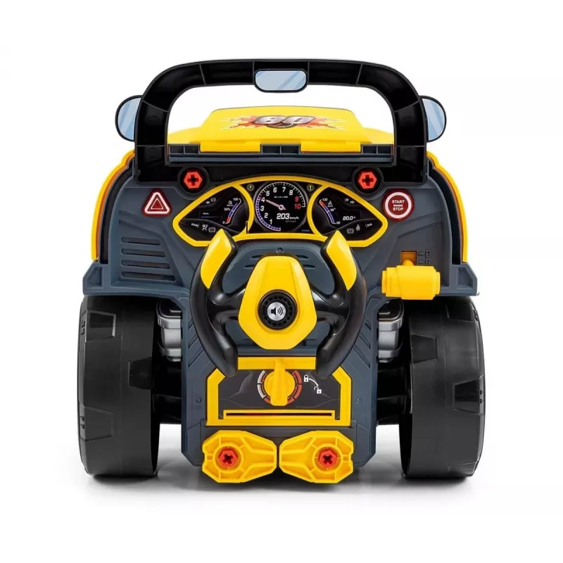 MILLY MALLY Taller mecánico Set con motor desmontable N-Gine Amarillo