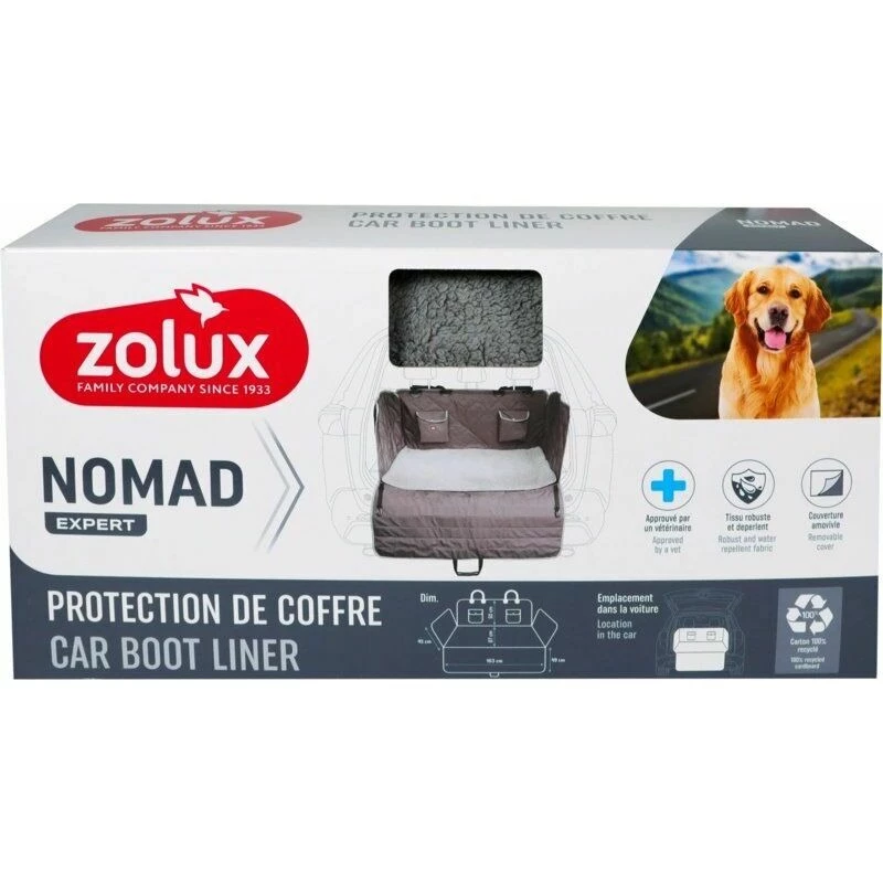 ZOLUX Nomad Protector de maletero - impermeable, resistente a arañazos, talla universal