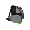 ZOLUX Nomad Mochila transportín para perros y gatos, 32x25x42 cm, Gris/Negro